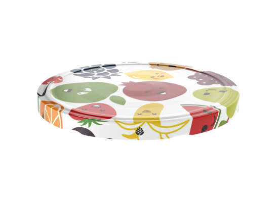 Zakrętka fi82/6 owoce - 10 sztuk