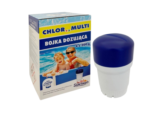 Chlorowa bojka dozująca tabletki CHLORTIX 4 x 200 g Mr.Camp