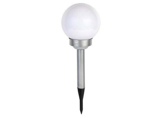 Lampka solarna wbijana 32 cm biało-srebrny
