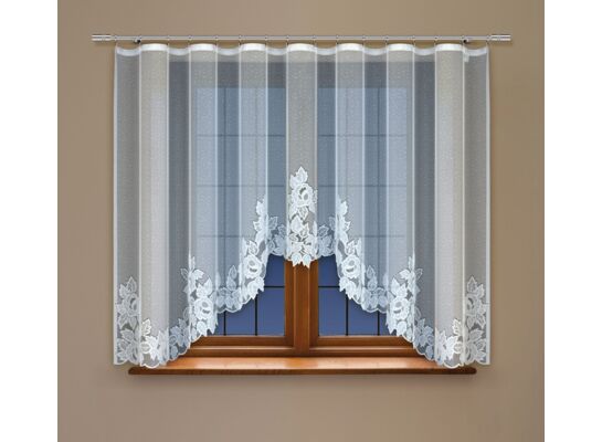 Firanka gotowa 160 x 400 cm biały