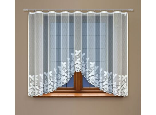 Firanka gotowa 110 x 300 cm biały