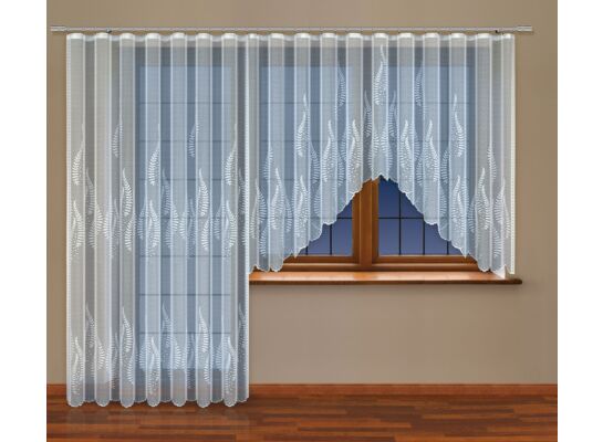 Firanka gotowa 150 x 300 cm biały