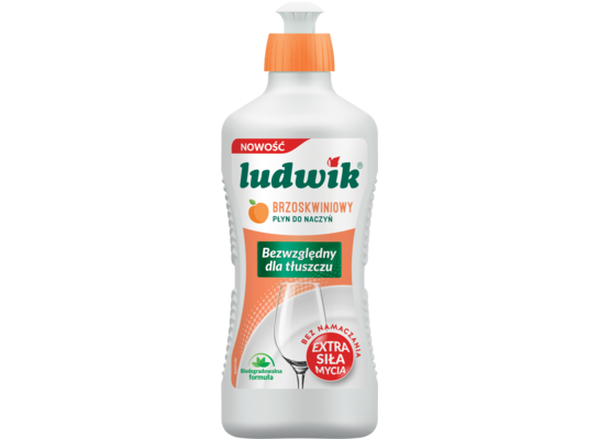 Płyn do mycia naczyń brzoskwiniowy 450 g Ludwik
