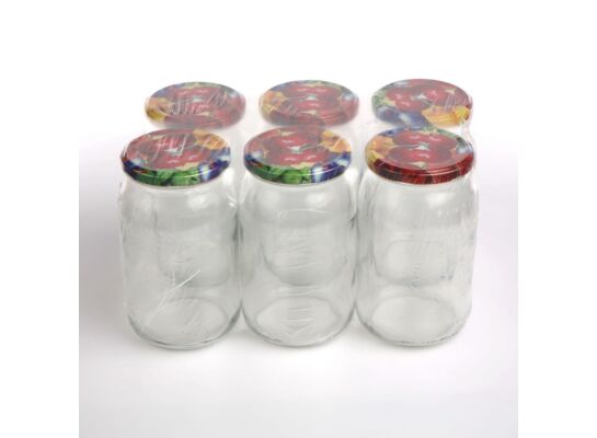 Komplet 6 słoików Spiżarnia Pani Domu 900 ml z zakrętką Ø82 6Z