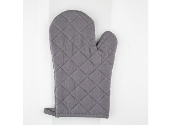 Rękawica kuchenna 18 x 28 cm bawełniana grafitowa