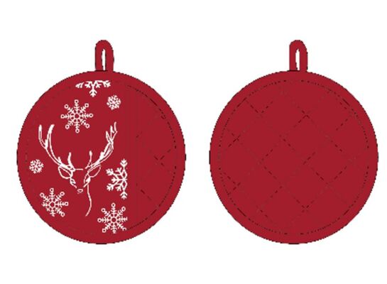 Łapka kuchenna z kieszonką II 18 x 18 cm