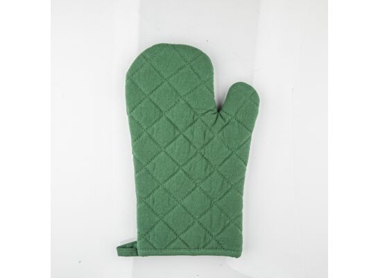 Rękawica kuchenna 18 x 28 cm bawełniana zielona