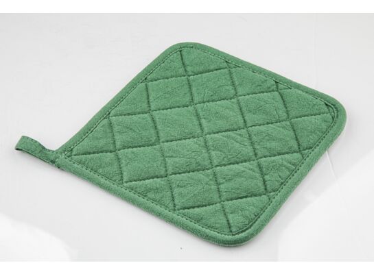 Łapka kuchenna bawełniana 18 x 18 cm zielona