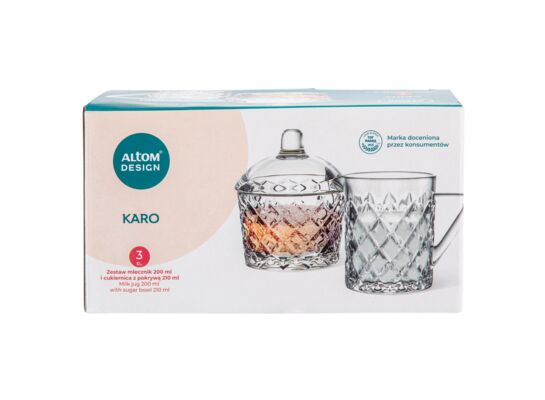 Cukiernica 210 ml + mlecznik 200 ml KARO