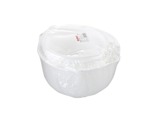 Komplet 3 misek okrągłych biały