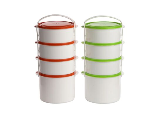 Menażka 3 x 1,2 l + 1,5 l mix kolorów