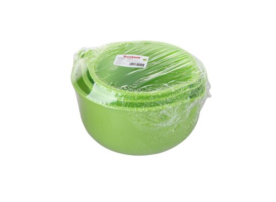 Komplet 3 misek okrągłych seledynowy