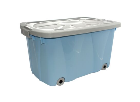 Pojemnik kliper 58 x 37 x 30,5 cm niebieski pastel