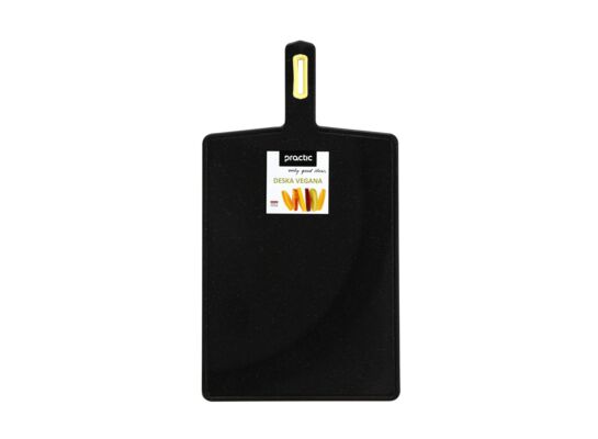 Deska kuchenna Vegana duża z rączką 30 x 22 cm Cosmos czarny