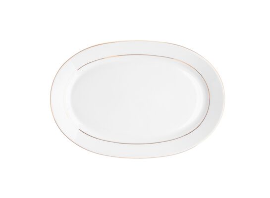Półmisek owalny klasyka 28 cm złota linia Maria Paula