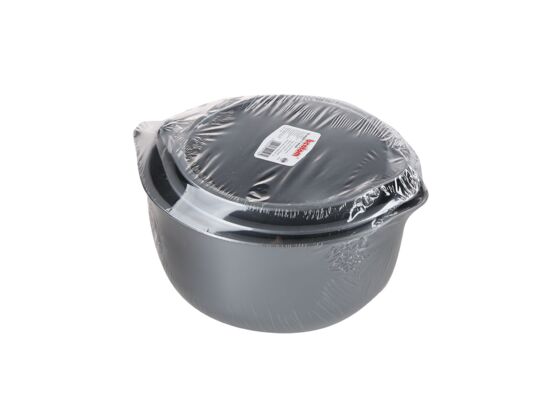 Komplet 3 misek okrągłych srebrny