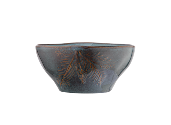 Miska 17,5 cm zielono-brązowa