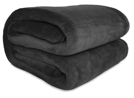 Koc TAGO 200 x 220 cm czarny