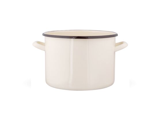 Garnek prosty 3,3 l śr. 18 cm wys. 14 cm krem