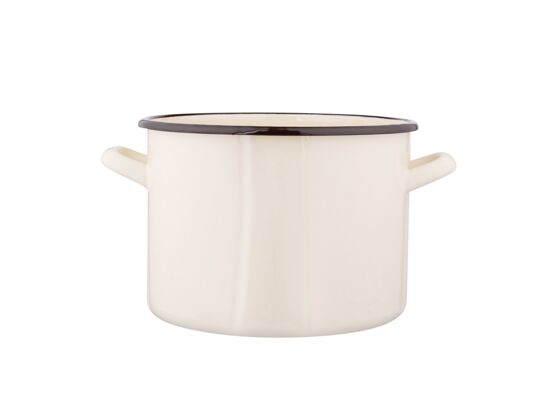 Garnek prosty 4,4 l śr. 20 cm wys. 15 cm krem