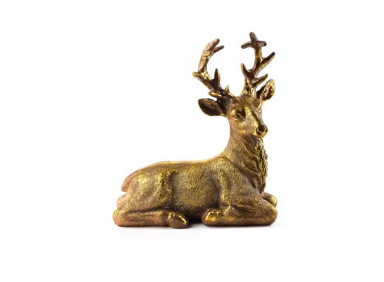 Figura SANTA LILA 18 x 15 x 7 cm złoty