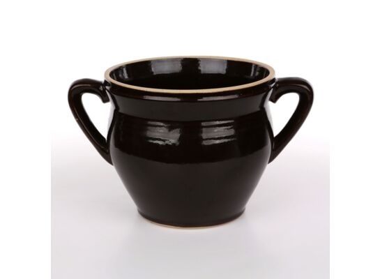 Garnek ludowy 3,5 l brązowy