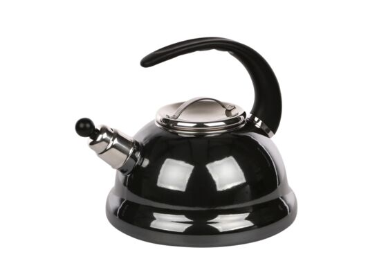 Czajnik emaliowany baryłka 2,5 l grafit silver