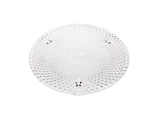 Patera niska karo na nóżkach śr. 28 cm Color box