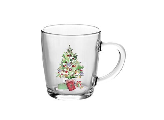 Kubek 350 ml klasyka Świąt choinka