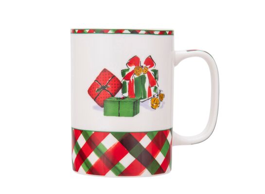 Kubek prosty NBC 380 ml klasyka Świąt prezenty