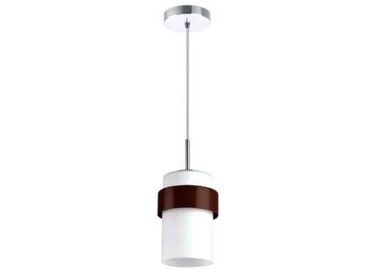 Lampa wisząca Miele 1 x E27 brązowa Light Prestige