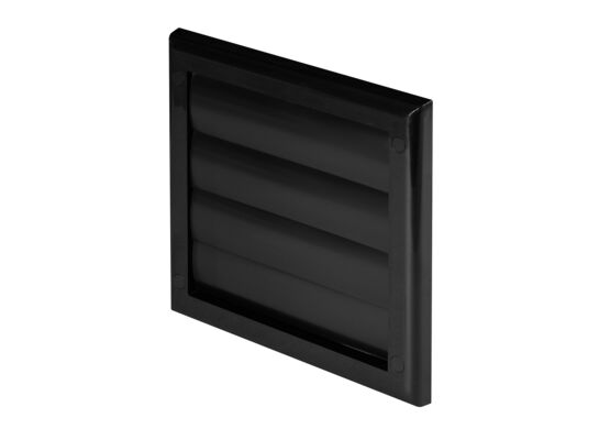 Osłona wentylacyjna 14 x 14 Ø125 czarny