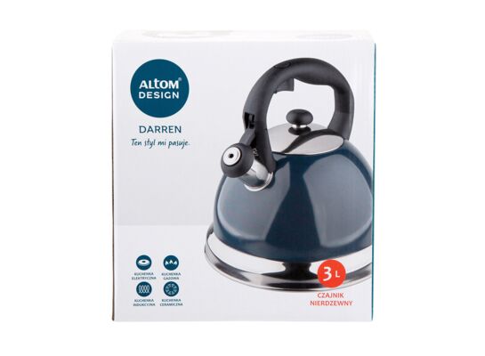 Czajnik nierdzewny 3,0 l. Darren