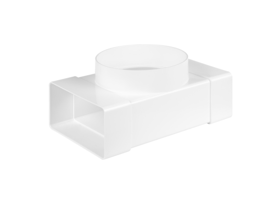 Trójnik pionowy płaski 55 x 110/100