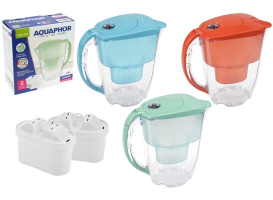Dzbanek filtrujący 2,8 l Jasper II morski + 2 wkłady Aquaphor