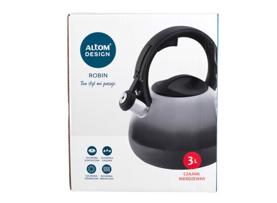 Czajnik nierdzewny 3 l Robin