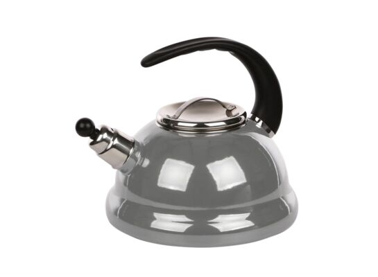 Czajnik emaliowany baryłka 2,5 l szary