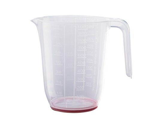 Dzbanek z miarką i funkcją antypoślizgową 1 l mix kolorów