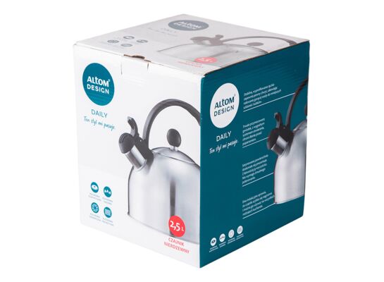 Czajnik nierdzewny 2,5 l daily satin