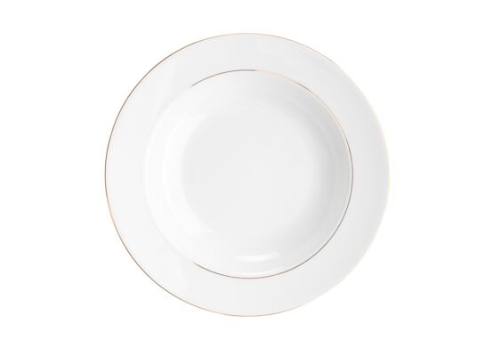 Talerz głęboki 23 cm klasyka złota linia MariaPaula