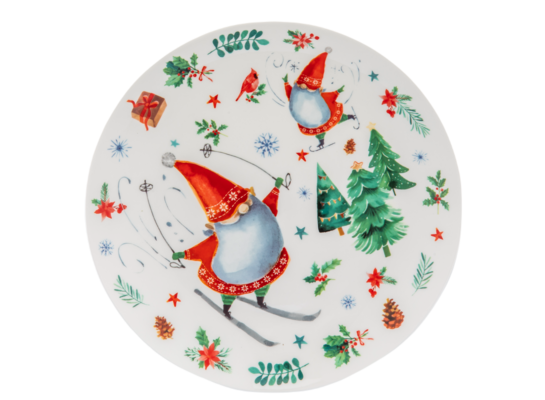 Talerz deserowy skrzaty 20 cm