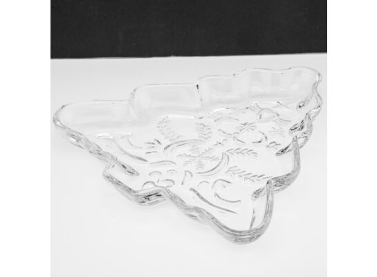 Talerz dekoracyjny choinka 22 x 17,5 x 2,5 cm