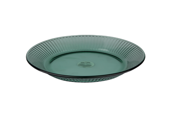 Talerz szkło barwione w masie 20,6 cm zielony
