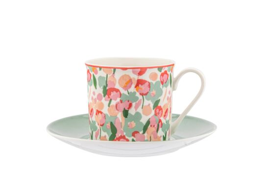 Filiżanka 260 ml ze spodkiem 15,5 cm w opasce grace