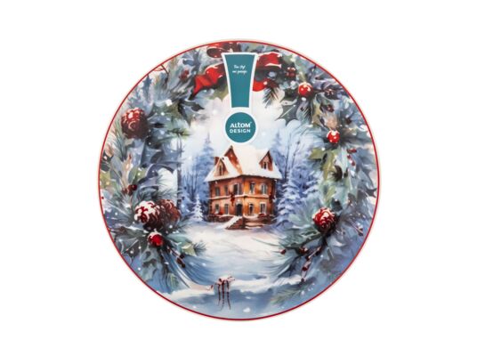 Talerz deserowy Holly Night 19 cm