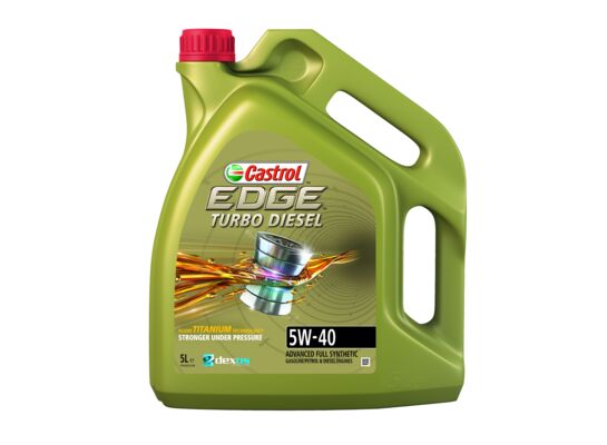 Olej silnikowy CASTROL EDGE  5W-40 TURBO DIESEL 5 l (1535BD)