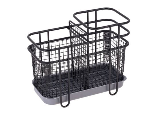 Ociekacz na sztućce owalny czarny