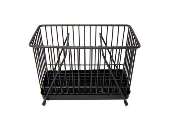 Ociekacz na sztućce prostokątny czarny