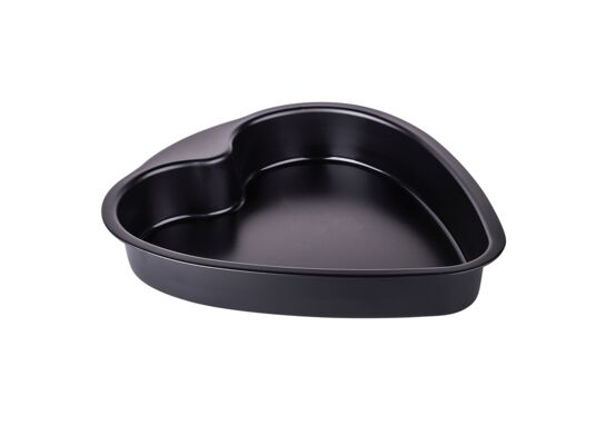 Forma do pieczenia serce non-stick czarna