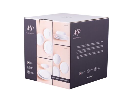 Zestaw obiadowy 18-elementowy klasyka złota linia MariaPaula